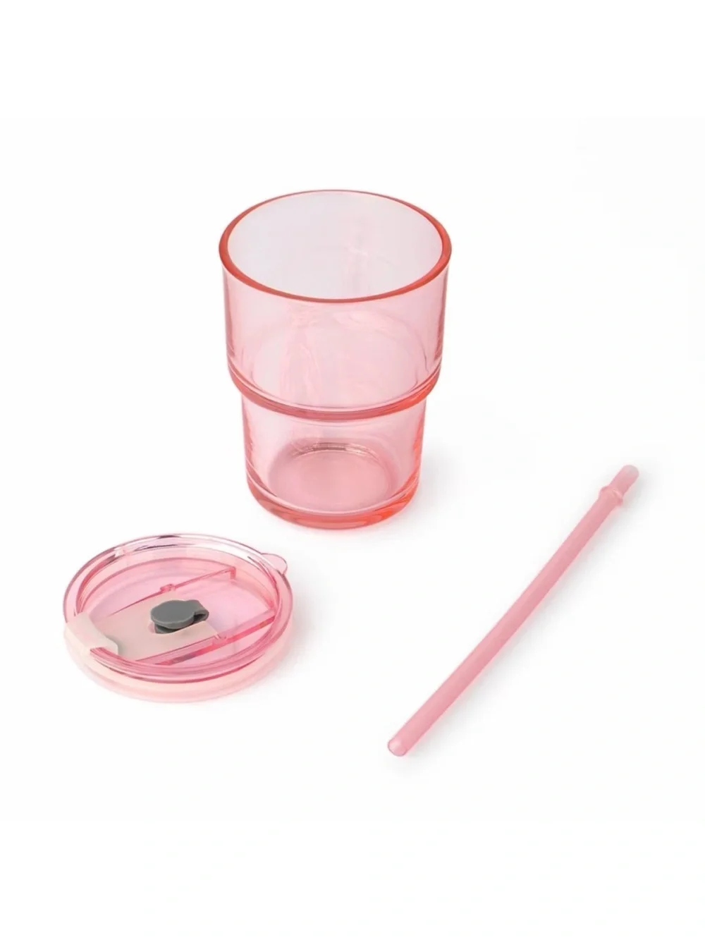 Target Bullseye 12 oz Mini Glass Tumbler Pink